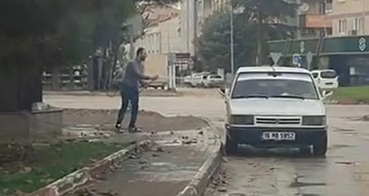 Sokak çeşmesiyle aracını yıkadı, hayatının şokunu yaşadı